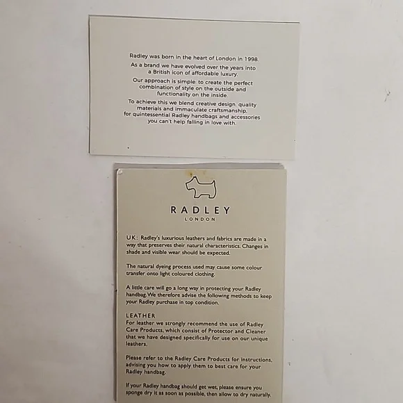 Radley London Liverpool Street Vintage Black Crossbody Bag Gold Accents & Charms - Picture 9 of 14